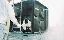 マンション(高架水槽)下塗り(遮光)